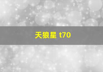 天狼星 t70